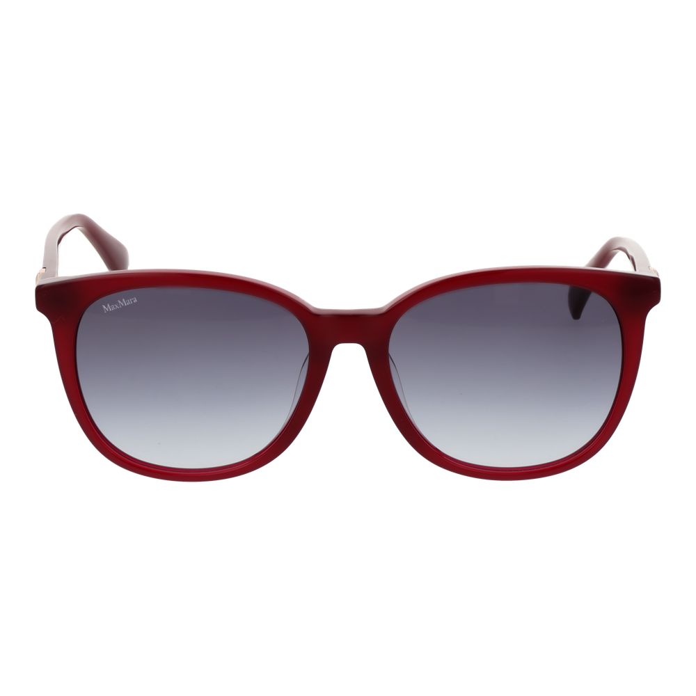 Max Mara Burgundy Acetate Sunglasses Max Mara