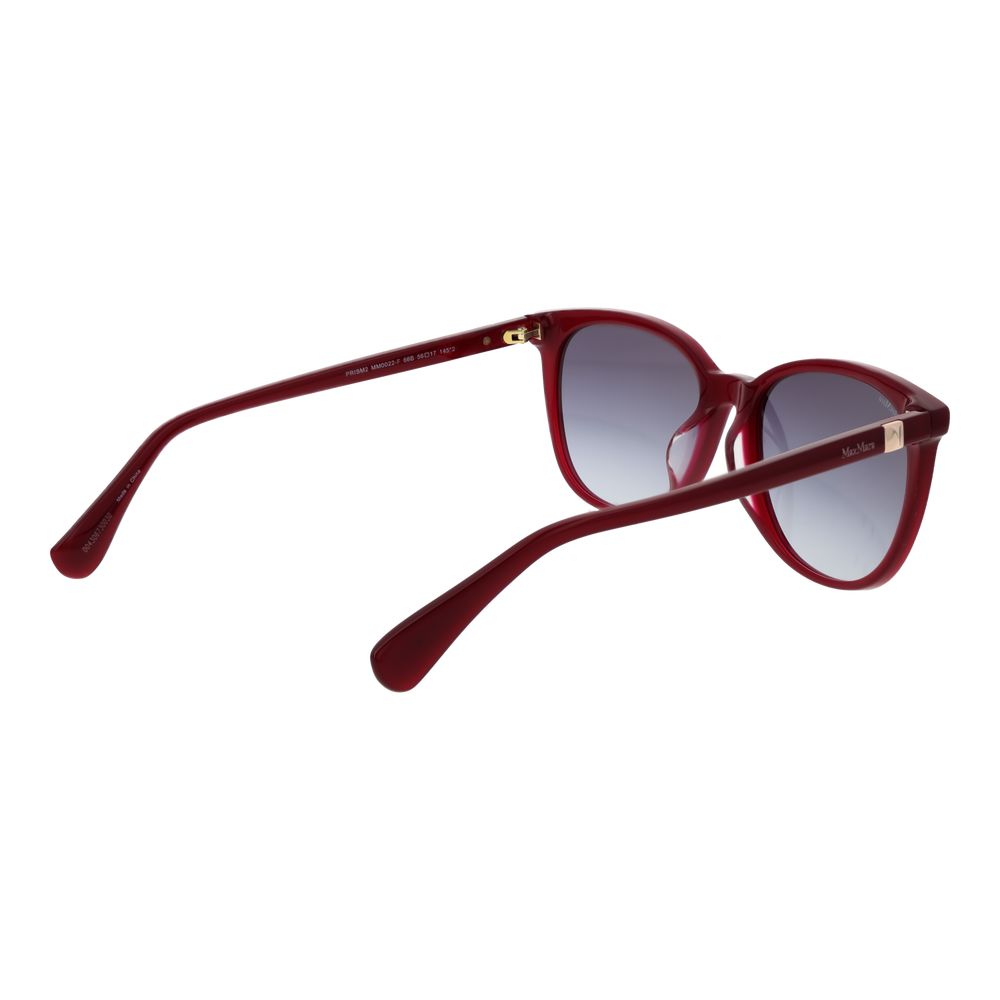 Max Mara Burgundy Acetate Sunglasses Max Mara