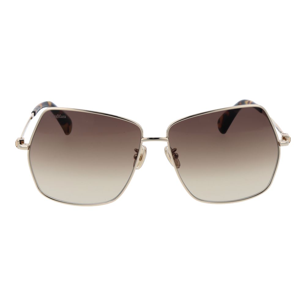 Max Mara Gold Metal Sunglasses Max Mara