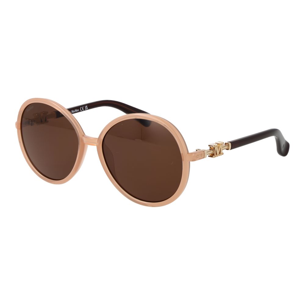 Max Mara Beige Plastic Sunglasses Max Mara