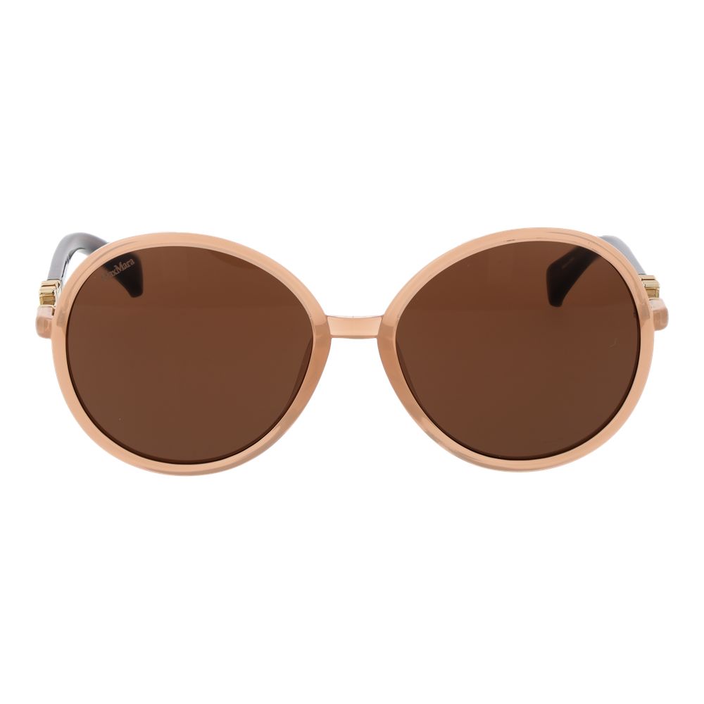 Max Mara Beige Plastic Sunglasses Max Mara