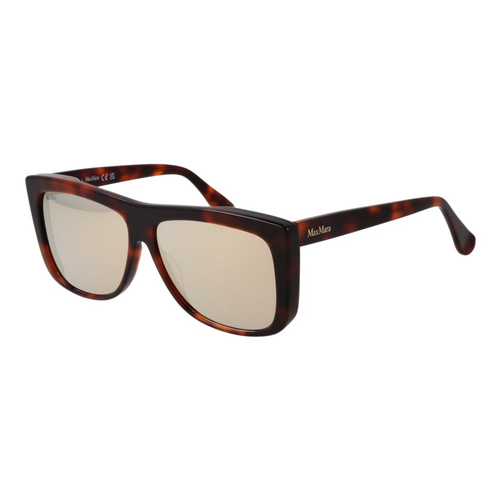 Max Mara Brown Acetate Sunglasses Max Mara