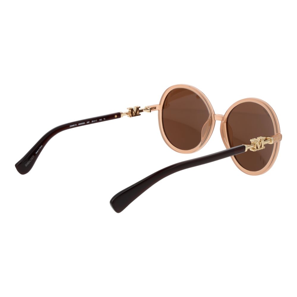 Max Mara Beige Plastic Sunglasses Max Mara