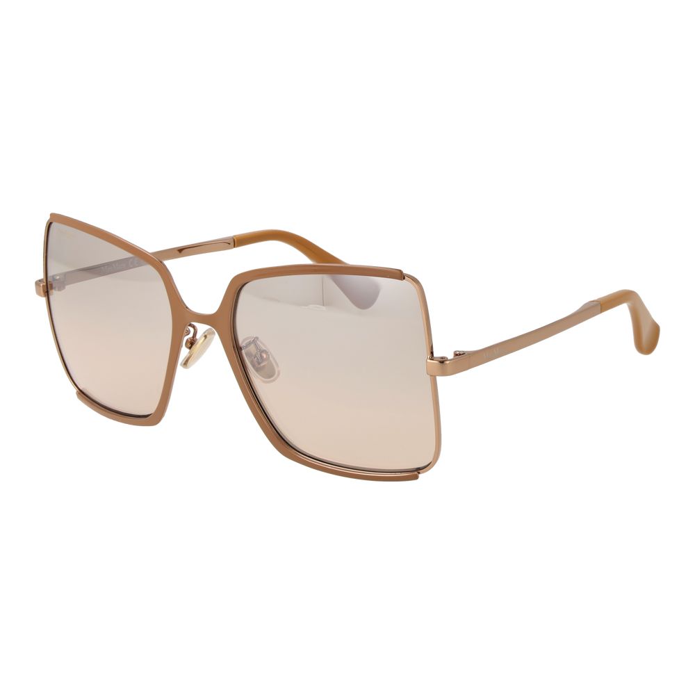 Max Mara Brown Metal Sunglasses Max Mara