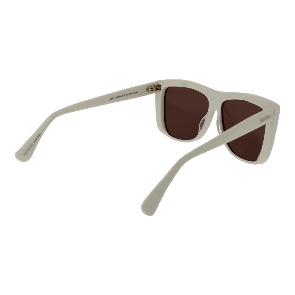 Max Mara White Acetate Sunglasses Max Mara