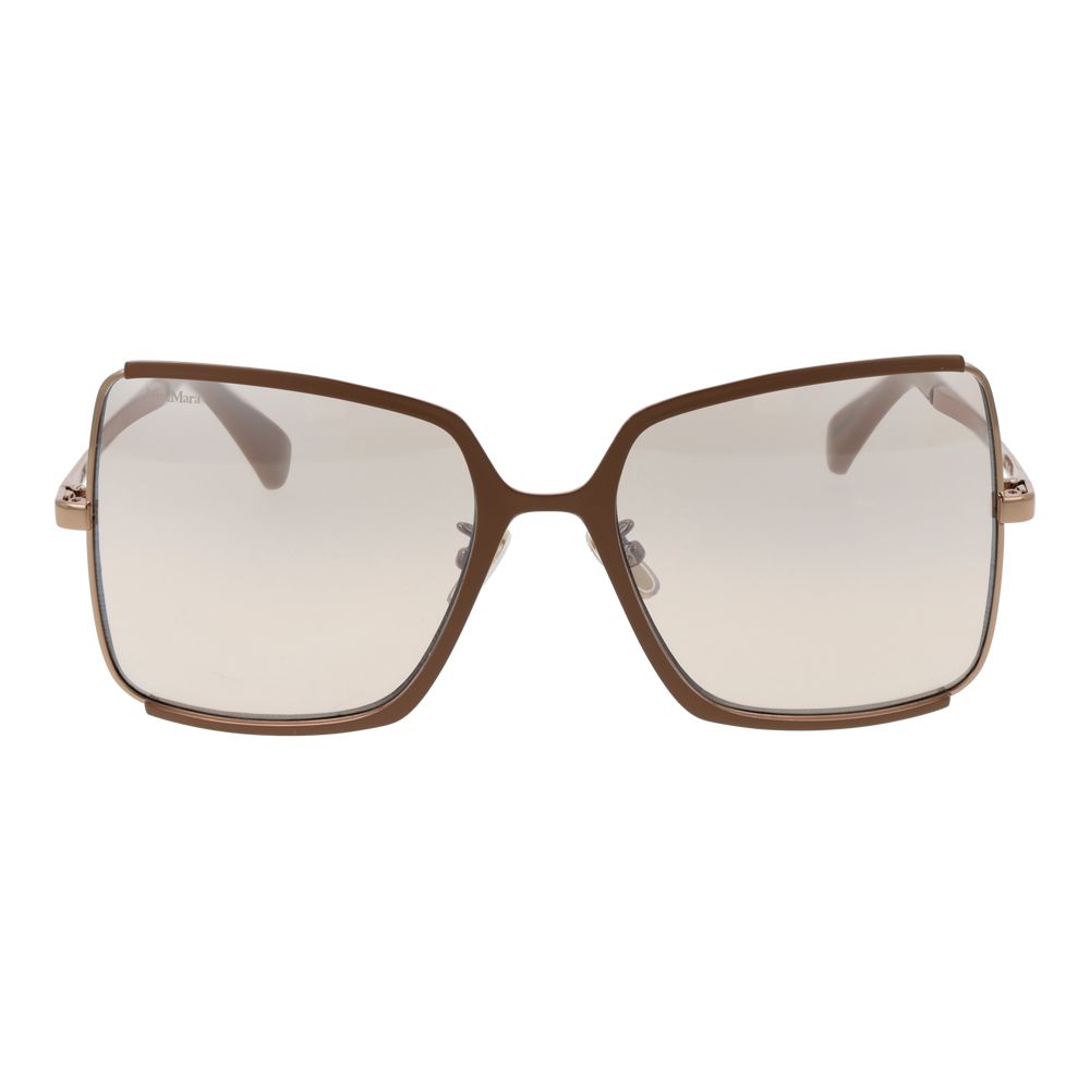 Max Mara Brown Metal Sunglasses Max Mara