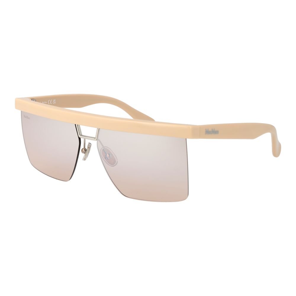 Max Mara Beige Plastic Sunglasses Max Mara