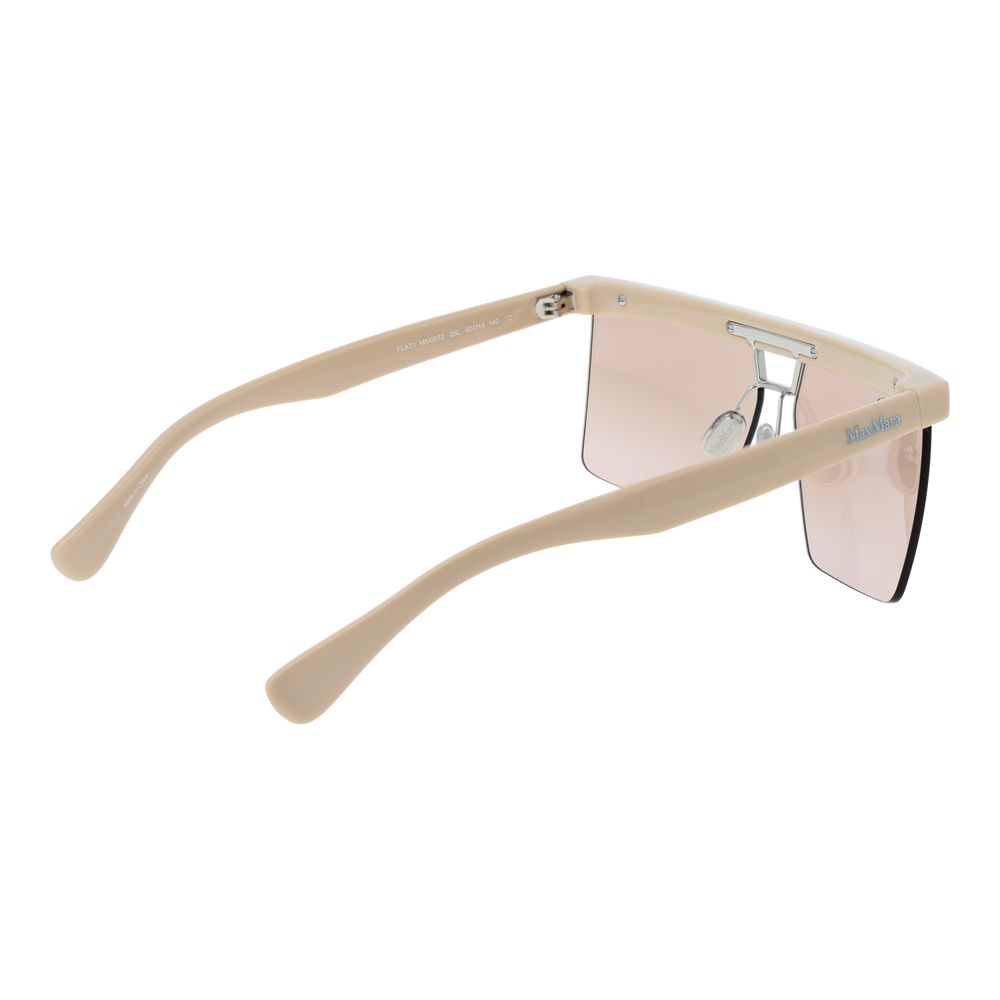 Max Mara Beige Plastic Sunglasses Max Mara