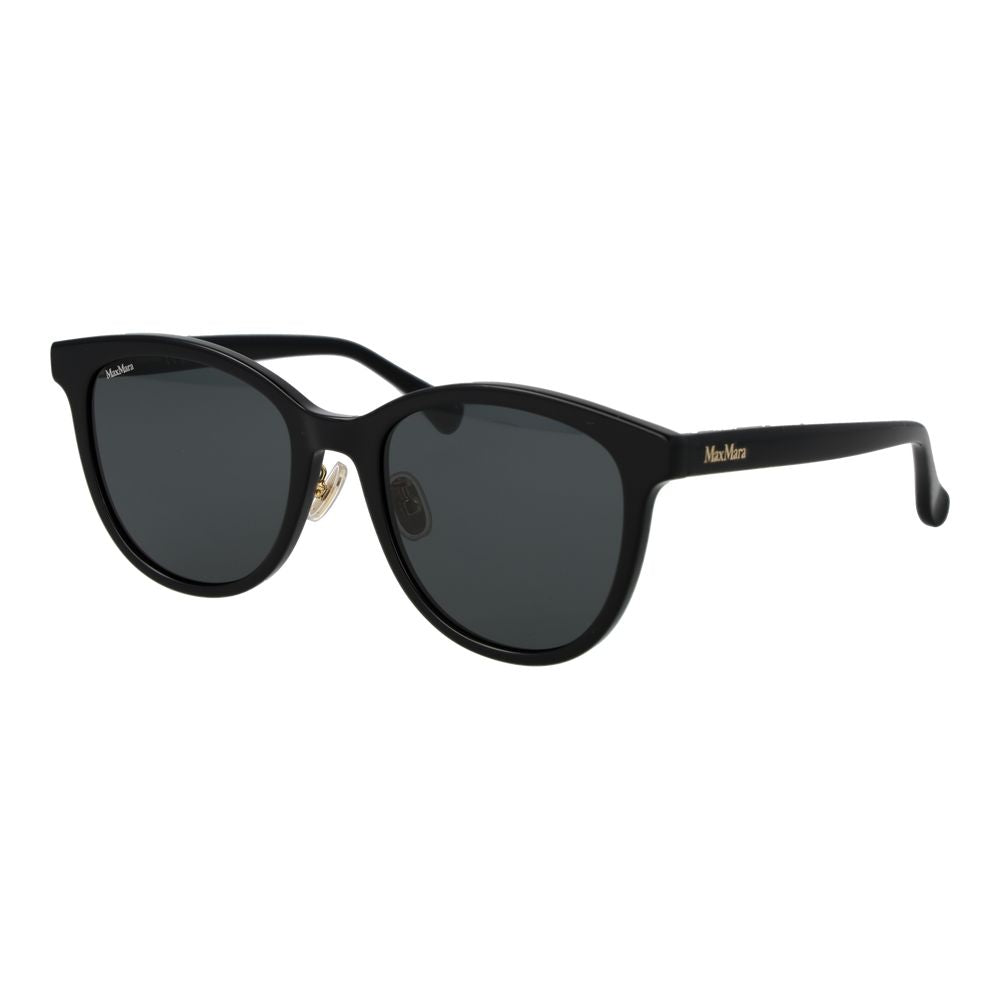 Max Mara Women's Panto Sunglasses – Black Acetate