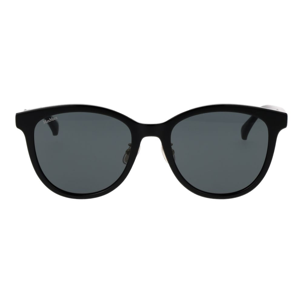 Max Mara Women's Panto Sunglasses – Black Acetate