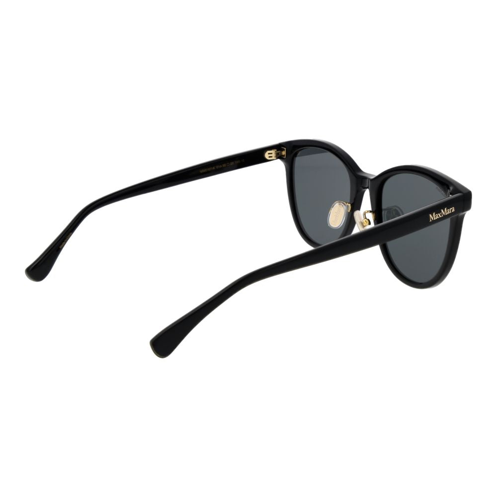 Max Mara Women's Panto Sunglasses – Black Acetate