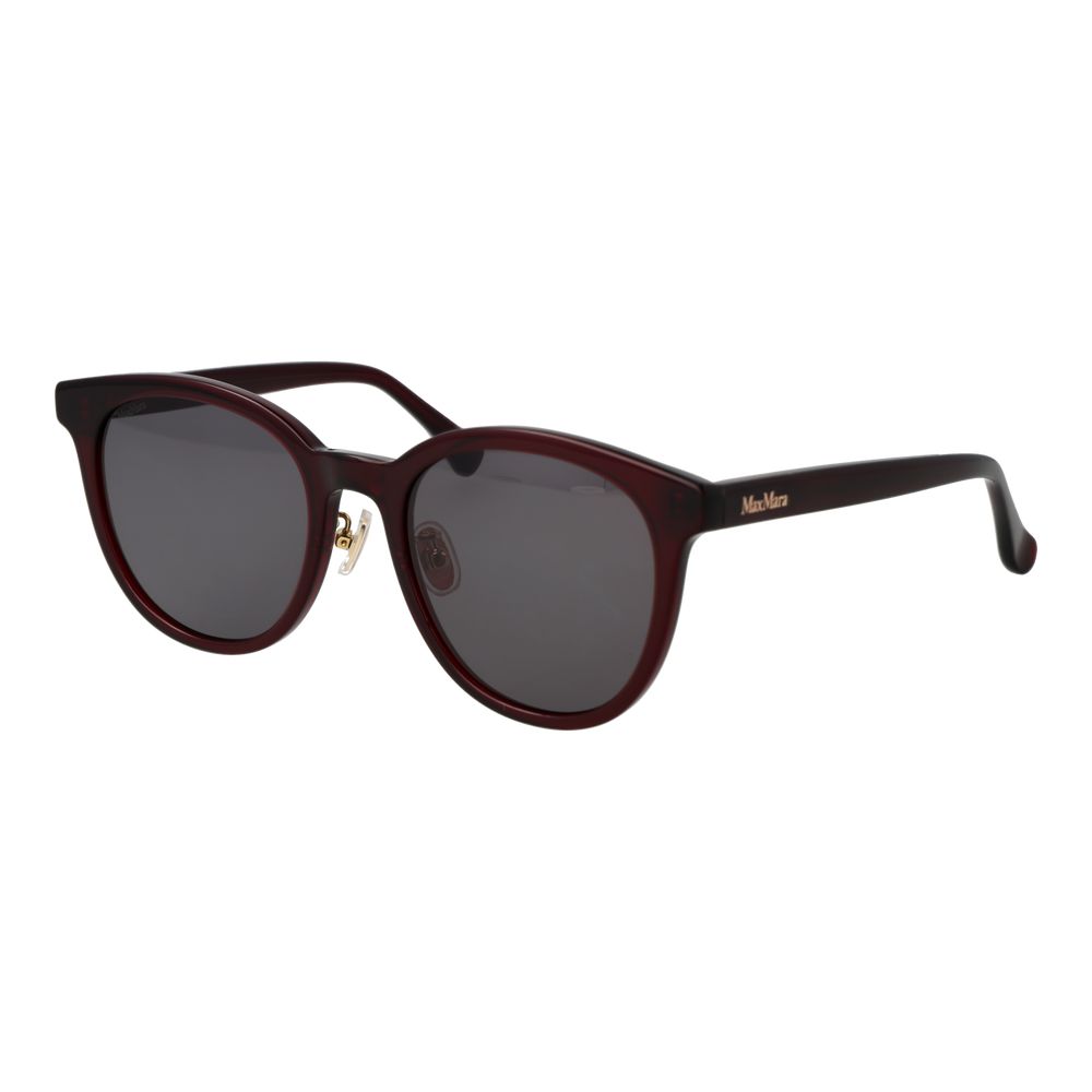 Max Mara Burgundy Acetate Sunglasses Max Mara