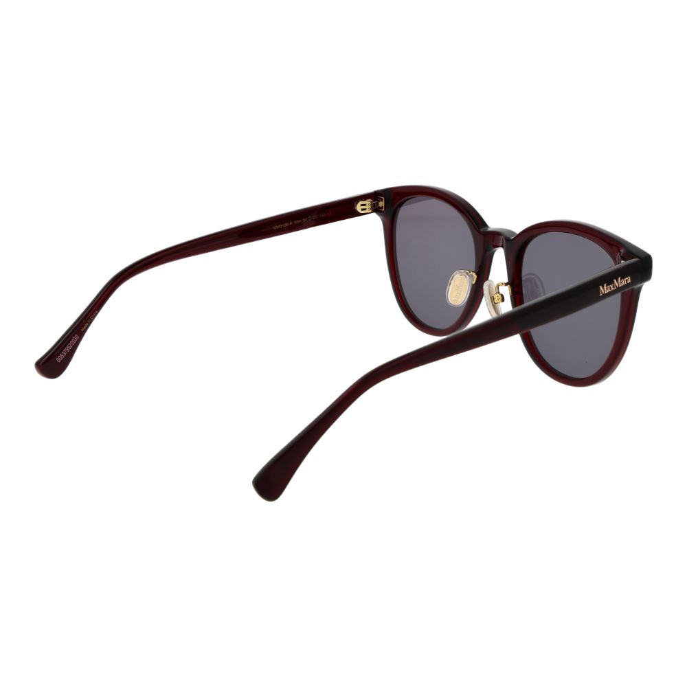 Max Mara Burgundy Acetate Sunglasses Max Mara