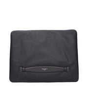 Dolce & Gabbana Gray Fabric Clutch Bag