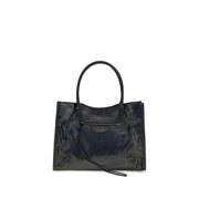 Balenciaga Black Lamb Ovis Aries Shoulder Bag for Women