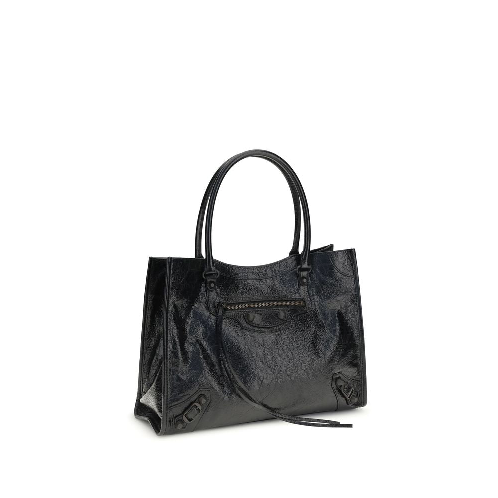 Balenciaga Black Lamb Ovis Aries Shoulder Bag for Women