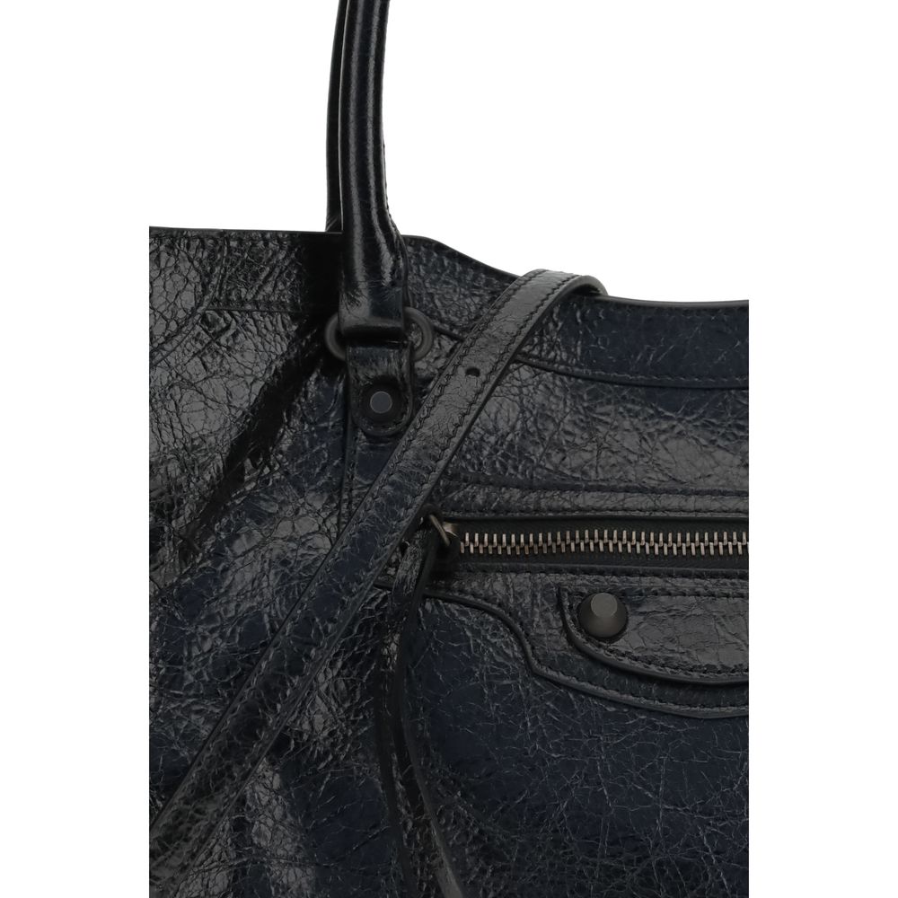 Balenciaga Black Lamb Ovis Aries Shoulder Bag for Women