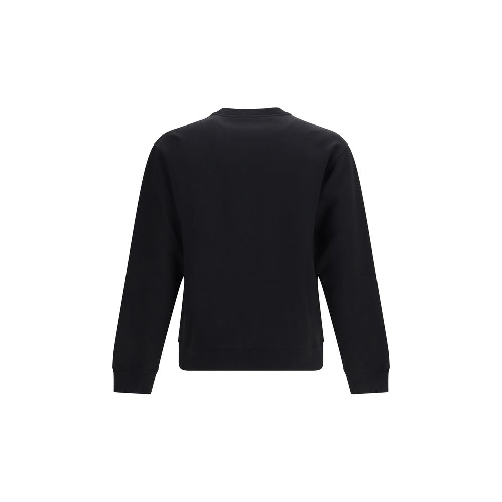 Valentino Garavani Black Cotton Sweatshirt for Men