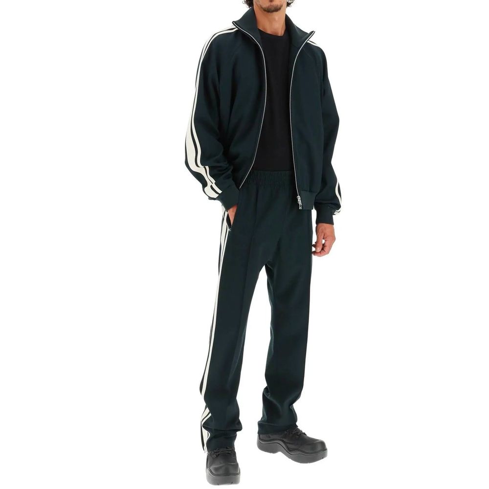 Bottega Veneta Bicolor Elastane Full-Length Jacket