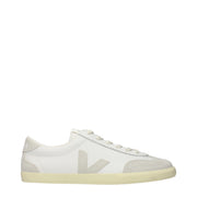Veja White Leather Low Top Sneakers