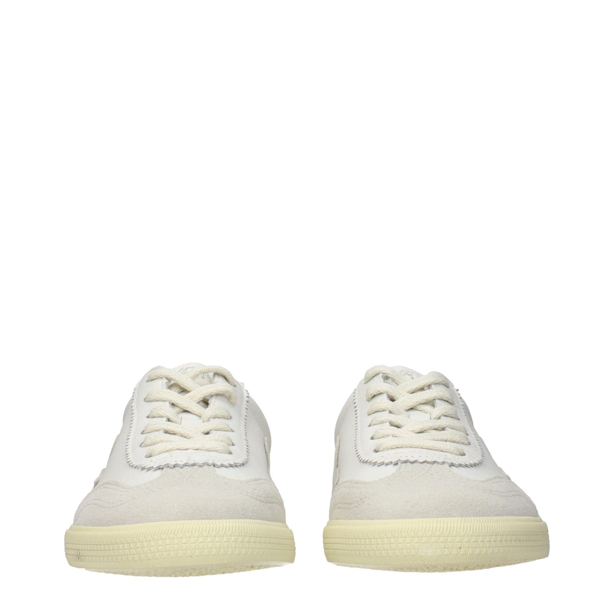 Veja White Leather Low Top Sneakers