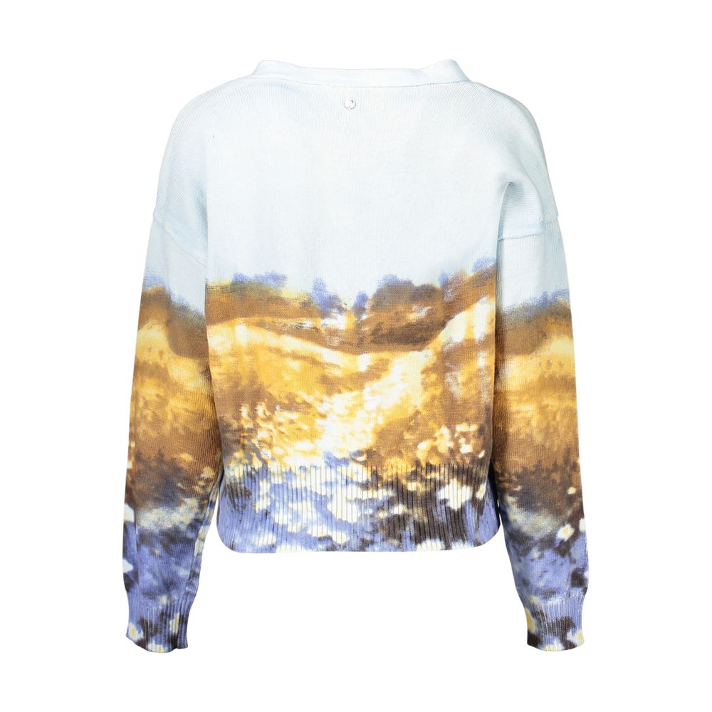 Desigual Azzurro Cotton Womens Sweater
