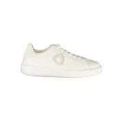 Blauer White Polyurethane Men's Sneaker
