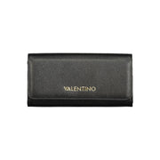 Valentino Black Polyurethane Women's Wallet