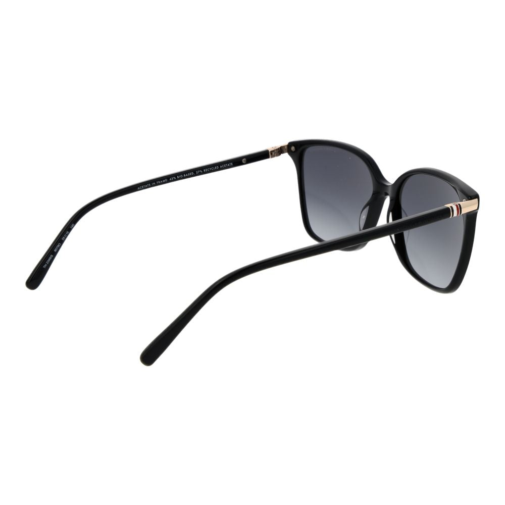 Tommy Hilfiger Women's Square Sunglasses – Black Acetate