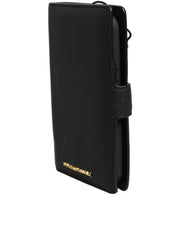 Dolce & Gabbana Case Flip Cover Black Calf Leather iPhone11 PRO Phone for Women