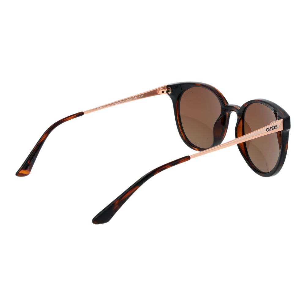 Guess Women's Oval Sunglasses – Brown Plastic