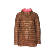 Herno Brown Polyamide Coat