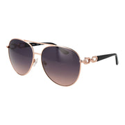 Guess Rose Gold Metal Sunglasses