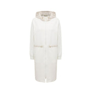 Herno White Cotton Coat