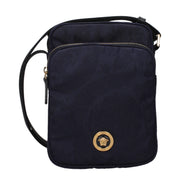 Versace Blue Fabric Crossbody Bag