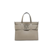 Armani Exchange Beige Artificial Leather Handbag