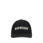 Burberry Black Cotton Cap (Baseball Hat)