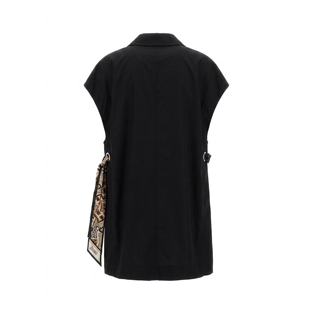 Herno Black Cotton Blazer