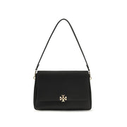 Tory Burch Black Calf Leather Bos Taurus Shoulder Bag