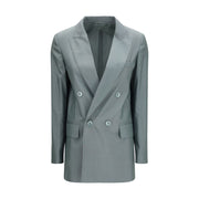 Max Mara Bicolor Wool Oves Aries Blazer