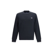 Fred Perry Black Cotton Sweatshirt