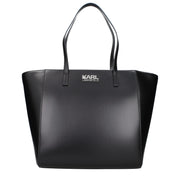Karl Lagerfeld Black Polyethylene Shoulder Bag