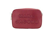 Marc Jacobs Flash Pomegranate Smooth Leather Embossed Camera Crossbody Bag Purse