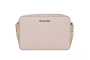 Michael Kors Adult Saffiano Leather East West Crossbody Handbag With 2 Slit Pockets