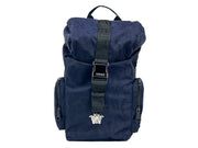 Versace Medusa Nylon Buckle Drawstring Backpack Bag