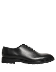 Dolce & Gabbana Black Leather Men Oxford Dress Formal Shoes