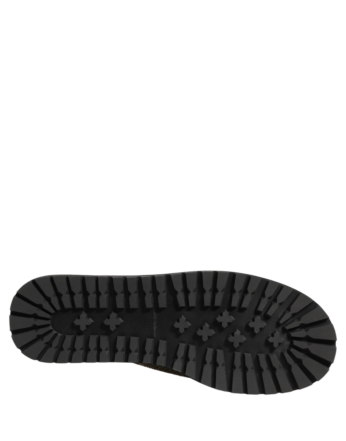 Dolce & Gabbana Black Strass Criss Cross Slide Sandals Shoes