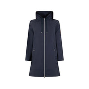 Herno Blue Elastane Coat