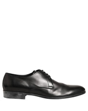 Dolce & Gabbana Dress Black Leather Lace Up Derby Shoes