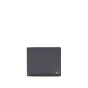 Ferragamo Blue Calf Leather Bos Taurus Wallet